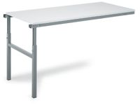 ESD-aanbouwelement voor montagetafel 650-900x1800x900mm RAL7035