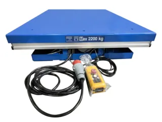 stationaire heftafel,draagverm. 2200kg,Gesloten platform - 2