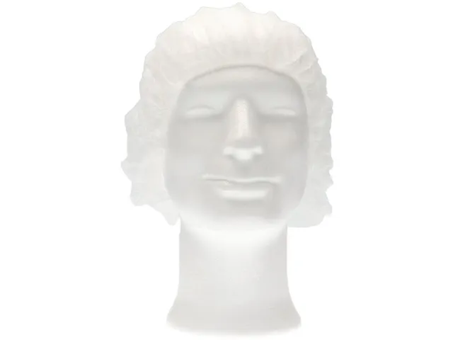 Haarnet CMT bouffant non-woven XL 58cm PP wit 100 stuks
