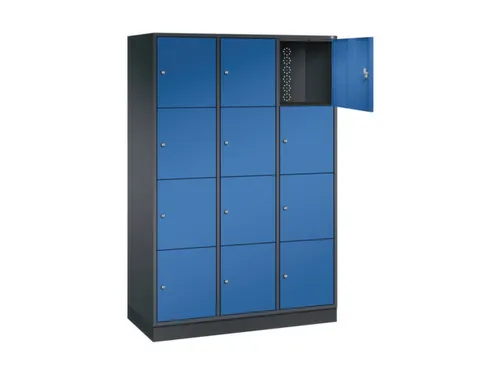 grootvolume-lockersysteem,HxBxD 1950x1220x500mm,3x4vakken,cil.-slot