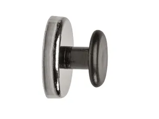 Magneet met knop MAUL Ø36mm trekkracht 5kg chroom/zwart - 2