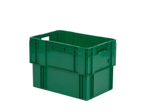 Euronorm Draaistapelbak Pp Hxlxb 420X600X400Mm 80L Groen
