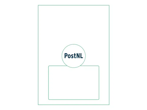 Retourlabel POSTNL label A4 150x100mm 100 Vel