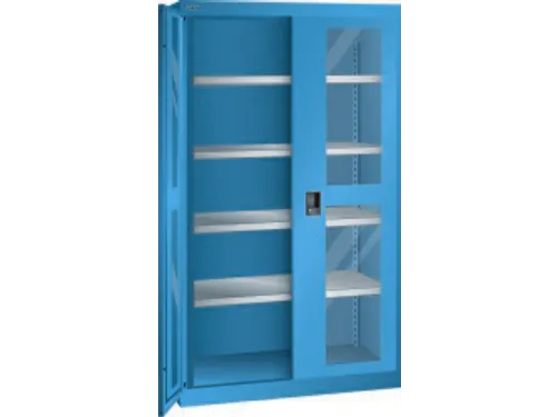 zwaarlastkast met openslaande deuren,HxBxD 1950x1100x641mm,lak RAL5012
