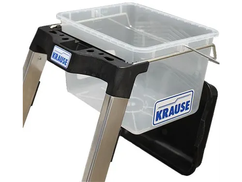 Emmer,V. Trapladder,8L,Kunststof,Transparant