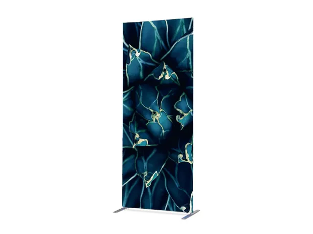 Scheidingswand Textiel Deco 85x200cm Cactus Blauw
