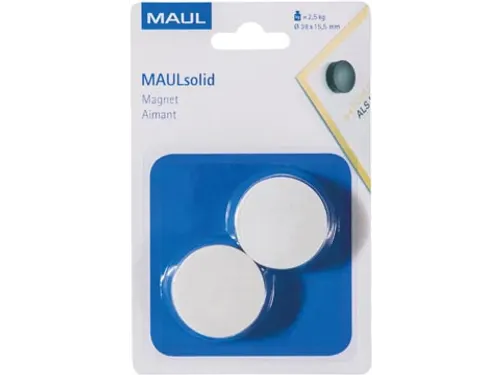 magneet Solid 38 mm trekkracht 25 kg 2 stuks
