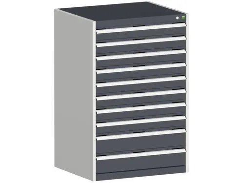 ladekast HxBxD 1200x800x650mm 10laden zware lasten RAL7035 RAL7016