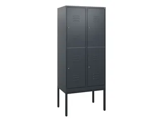 dubbeldekse locker,HxBxD 1950x800x500mm,2x2vak.,vak B 400mm - 1