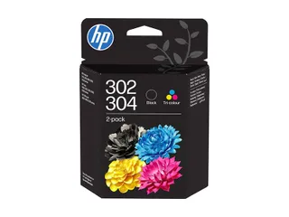 HP 302/304 Cartridge 2-pack B82L1AE#LS1 Zwart +Kleur - 1