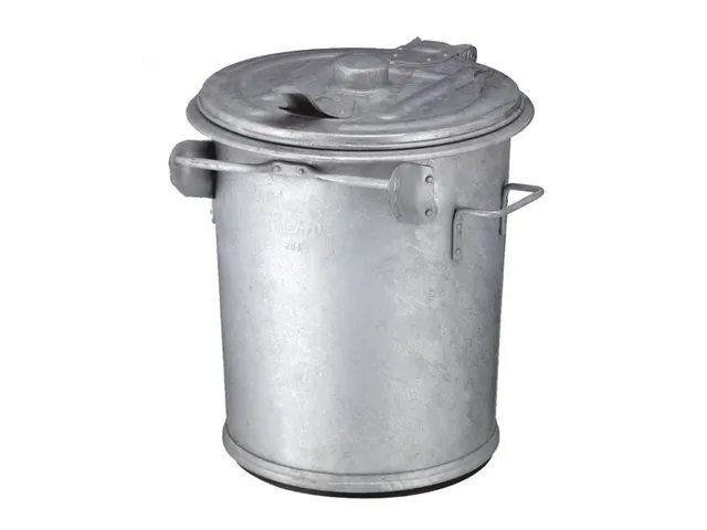Staalverzinkte Afvalbak 70 Liter