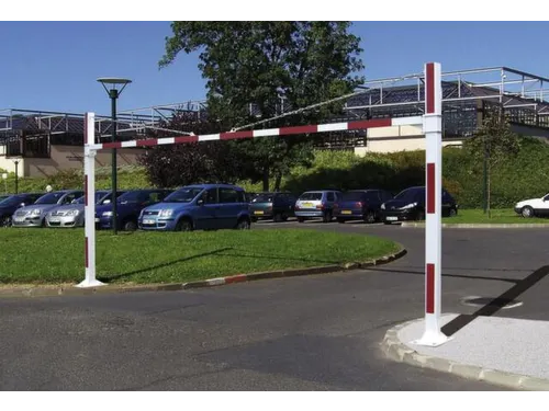 hoogtebegrenzer,HxB 2200x5250-7550mm,paal rood/wit