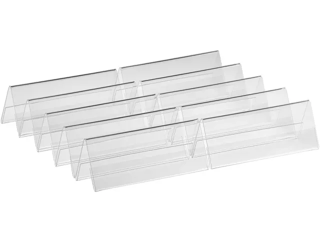 Europel Naamhouder 2-zijdig L-model 150×55mm Set van 10