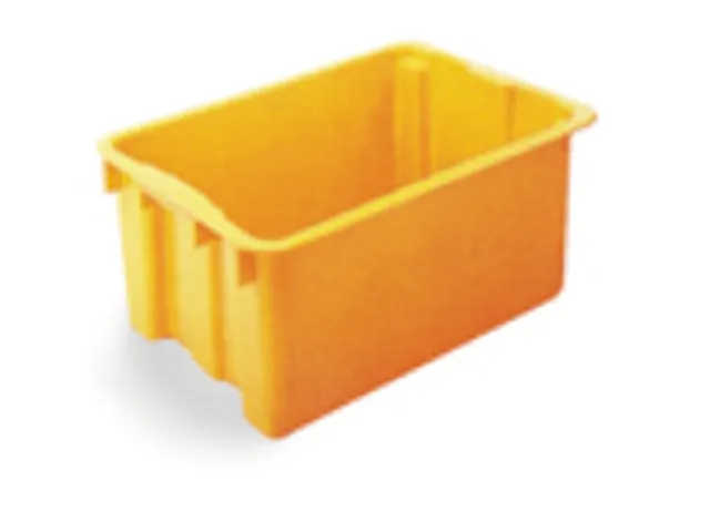 Draaistapelbak Pp 250x600x400mm 45l Geel