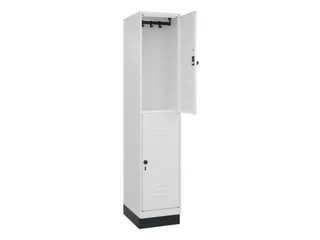 dubbeldekse locker,HxBxD 1950x400x500mm,1x2vak.,vak B 400mm - 2