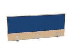 opzetpaneel bureau aanbouw achter B 1400mm NE-esdoorn BN6016-blauw