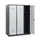 schoollocker,HxBxD 1530x1200x500mm,3vak,vak B 400mm,cil.-slot