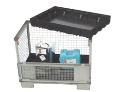 Inzetbak,v. gaasbox,HxBxD 145x1180x780mm,ABS-regeneraat