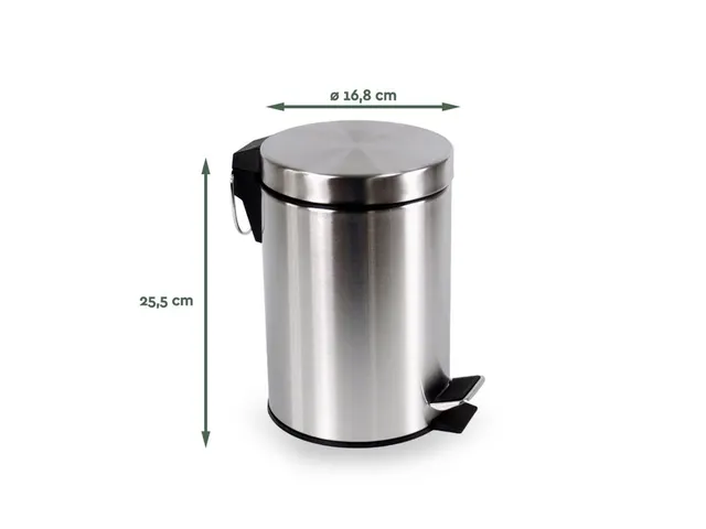 Pedaalemmer 3 Liter RVS