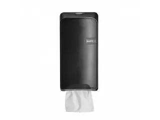 Toiletpapier Dispenser Zwart Quartz 441056 Bulkpack - 1