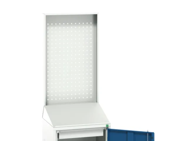 geperforeerde achterwand,v. lessenaarkast,HxBxD 870x525x75mm,staal