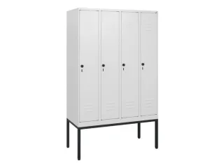 locker,HxBxD 1950x1200x500mm,4vak,vak B 300mm,draaigrendel - 1