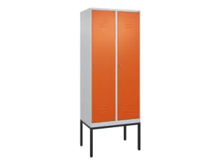locker,HxBxD 2120x800x500mm,2vak,vak B 400mm,cil.-slot,voetonderstel - 1