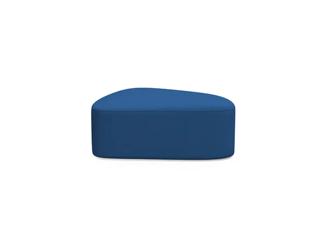 Poefmodule Rocada Volga-A 91x38x68cm rugloos blauw
