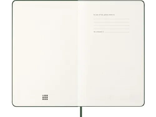 Agenda 2027 Moleskine 12M Weekly 7dag/1pagina large hc myrtle green