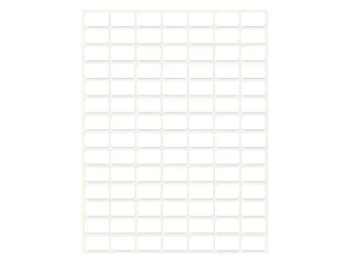 Etiket Avery Zweckform 3311 16x9mm wit 2646stuks - 2