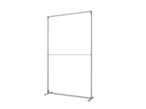 FlexFrame Modulair systeem beurswand 120x200cm Zilver frame