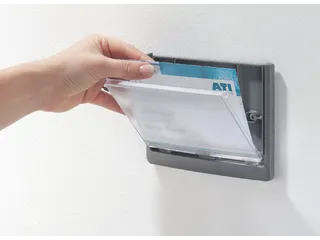 Deurbordje Durable Click sign 149x52.5mm grafiet - 2