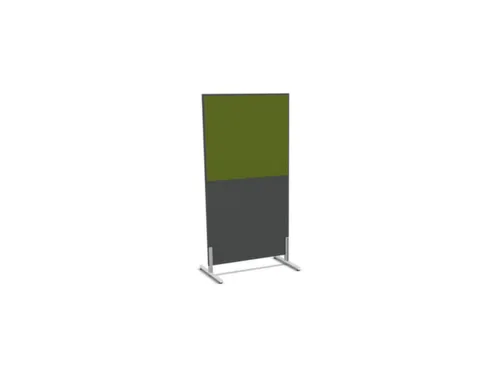 scheidingswand,HxB 1545x800mm,MS-donkergrijs,BN7048-groen
