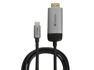 USB-C/HDMI 4K Adapter 1,5m 49144 zilver-zwart - 1