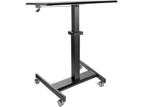 Zit Sta Mobiel Bureau 74-115cm Verstelbaar Blad 60x80cm