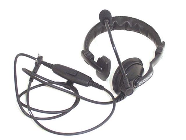 Kenwood - Khs-7a Single Muff Headset With Boom Mic & Ptt | BedrijfsuitrustingShop.be
