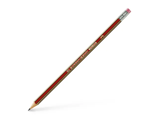 Potlood Faber-Castell Dessin 2001 B met gum