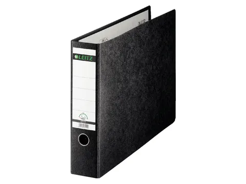 Ordner Leitz 1073 A3 77mm dwars karton gewolkt zwart