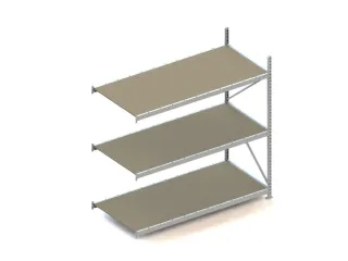 Breedvakstelling Aanbouwveld Hxbxd 2200x2251x1050mm 3 Houten Legborden - 1