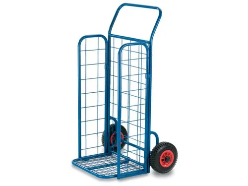 Draadgaas Steekwagen Draagvermogen 150kg 450x340mm Luchtbanden