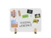 Bureauscherm Elements whiteboard 60x80cm Houder