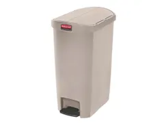 Slim Jim Step On Container End Step Kunststof 50 Liter Beige