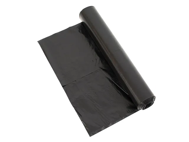 Afvalzak 160 Liter MDPE 90x110x0.033 Zwart