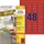Gekleurde etiketten Avery Zweckform 45.7x21.2mm Rood 960 stuks