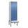 locker voor scheiding van kleding,HxBxD 2120x600x815mm,2vak
