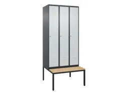 locker voor scheiding van kleding,HxBxD 2120x900x815mm,3vak