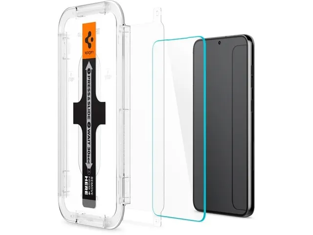 Protection écran Spigen pour Galaxy S23 Plus Glas.tR EZ Fit transpare