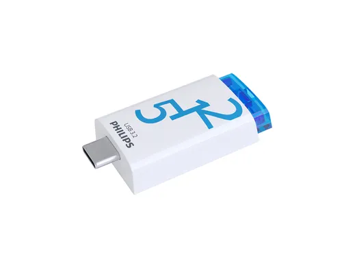 USB stick 3.2 Philips Click USB-C 512GB blauw