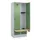 locker met bank,HxBxD 1950x800x815mm,2vak,vak B 400mm,draaigrendel