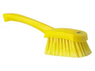 Vikan 41986 Hygiene afwasborstel met korte steel Geel 270mm - 1